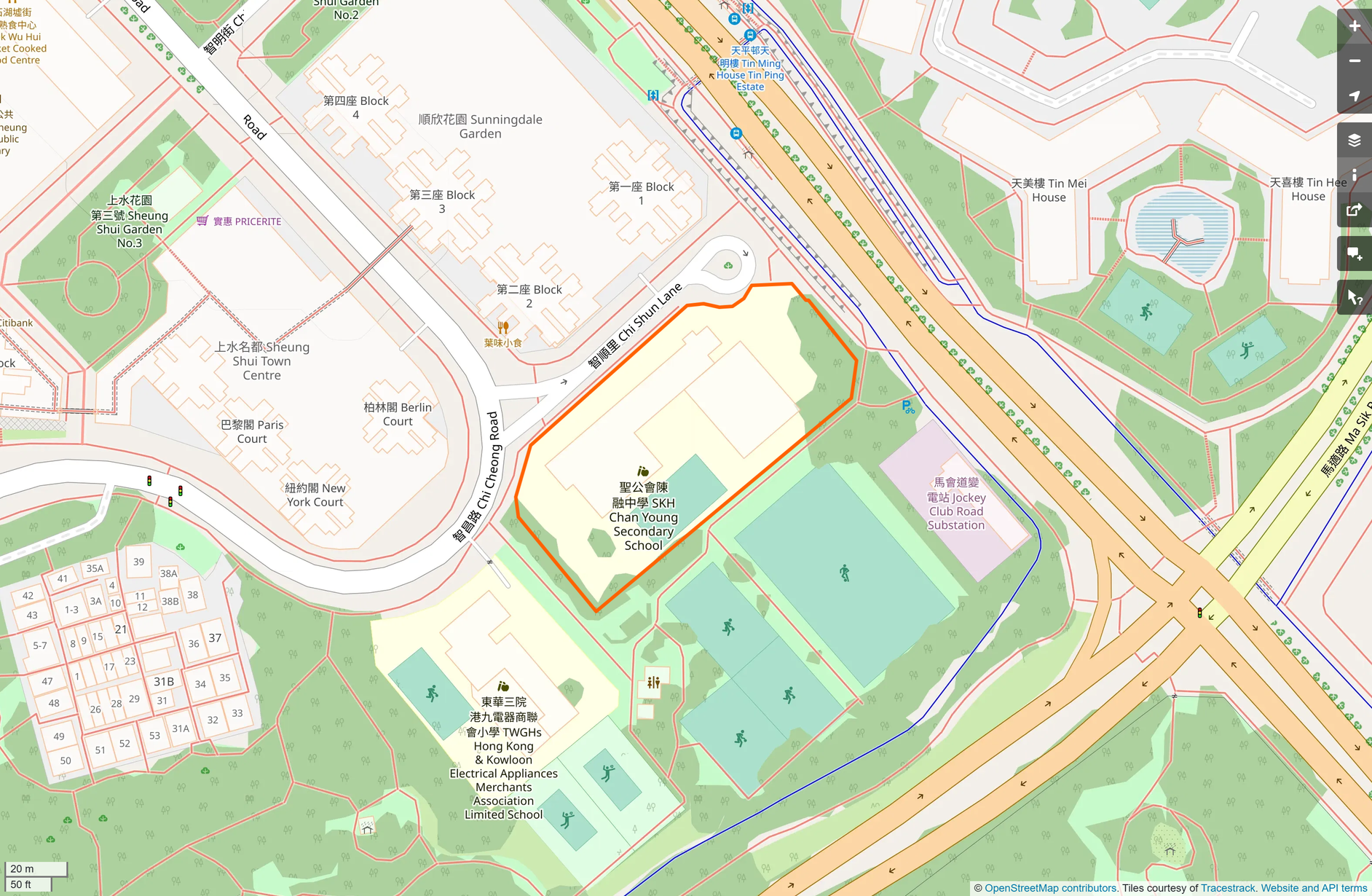 OSM: 聖公會陳融中學 SKH Chan Young Secondary School