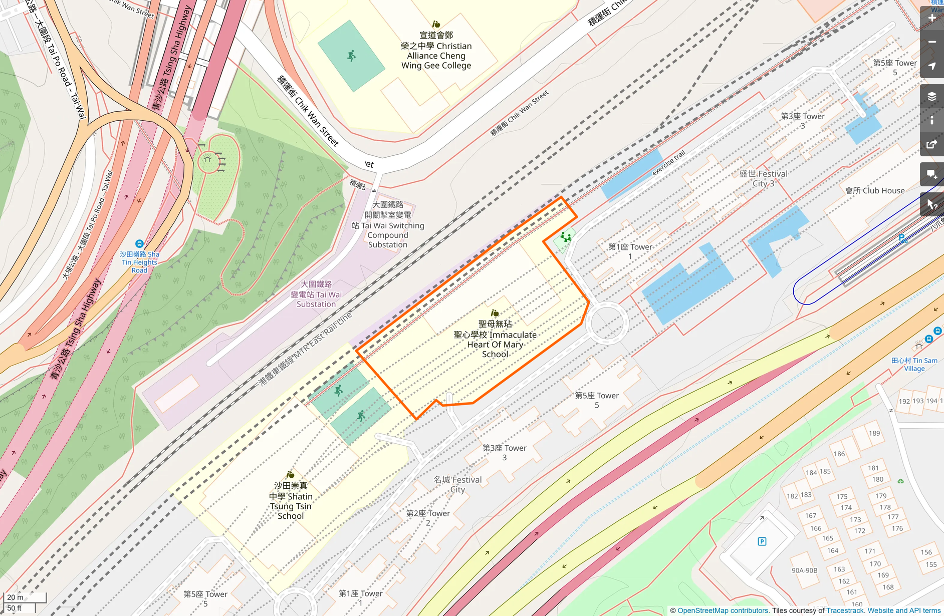 OSM: 聖母無玷聖心學校 Immaculate Heart Of Mary School