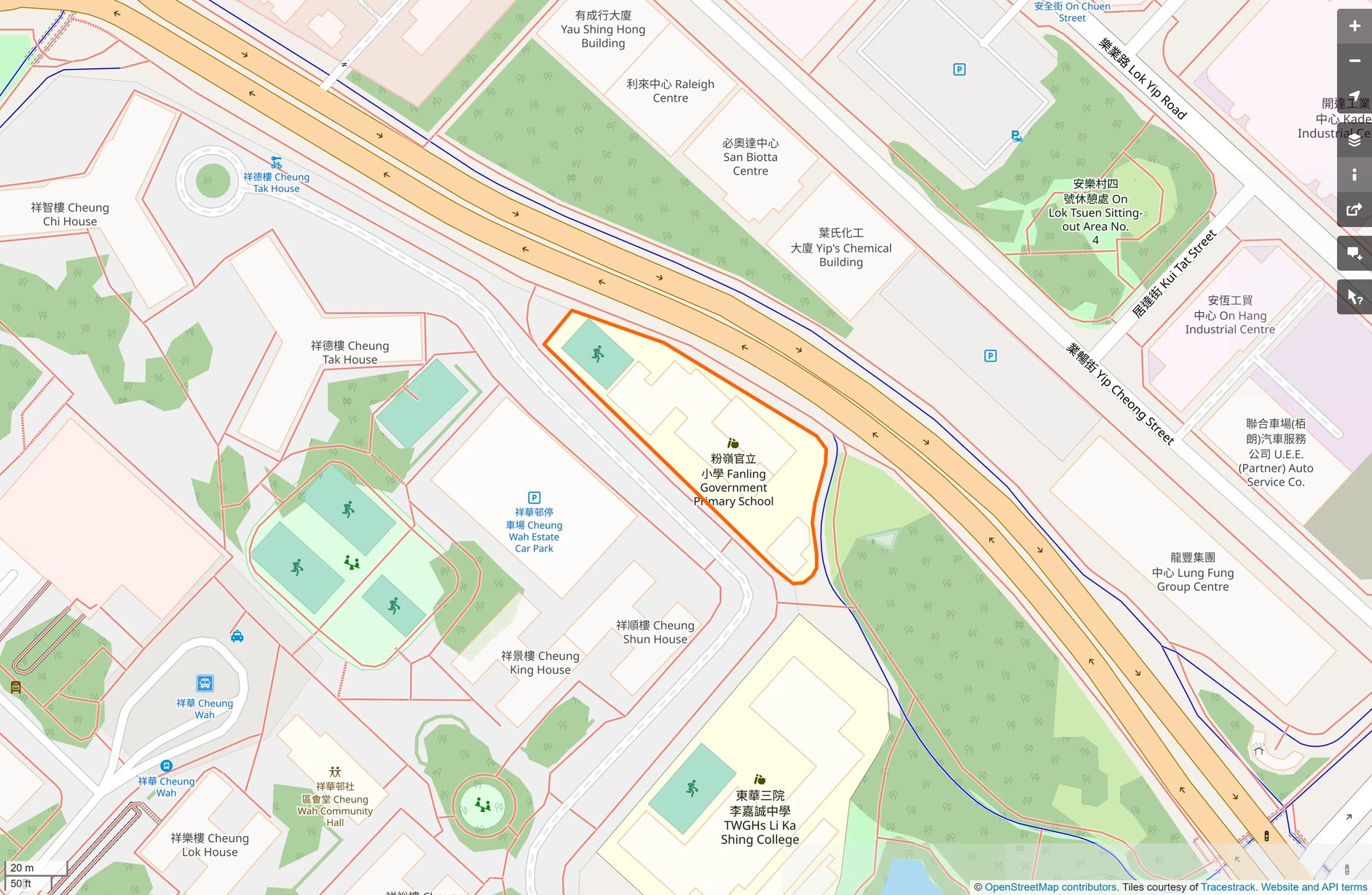 OSM: 粉嶺官立小學 Fanling Government Primary School