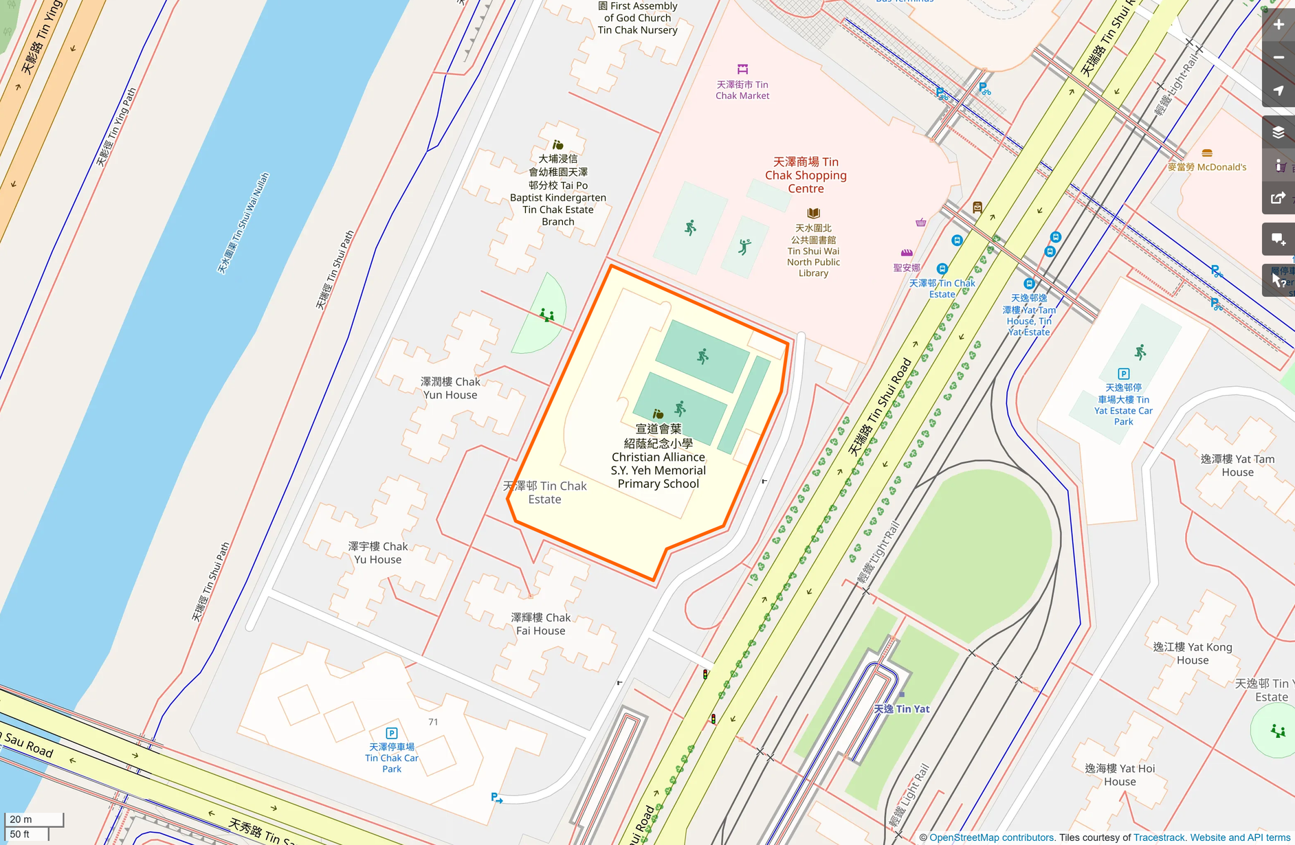 OSM: 宣道會葉紹蔭紀念小學 Christian Alliance S.Y. Yeh Memorial Primary School