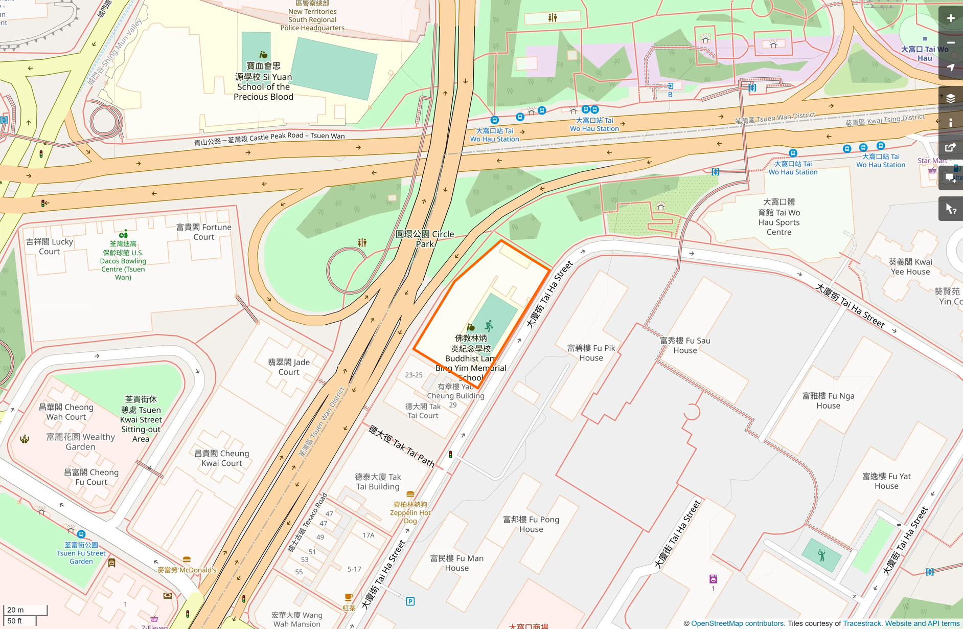 OSM: 佛教林炳炎紀念學校 Buddhist Lam Bing Yim Memorial School