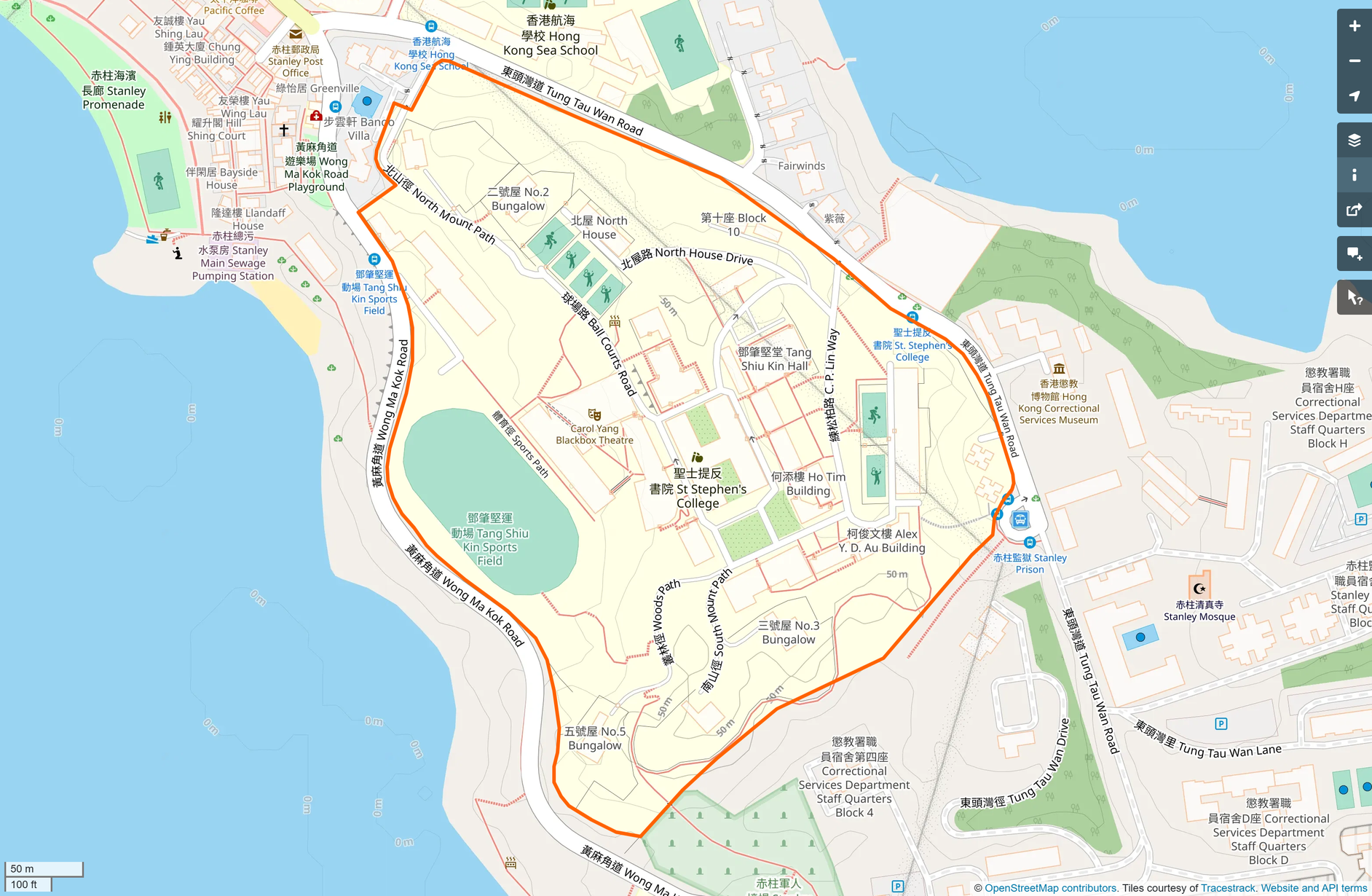 OSM: 聖士提反書院 St. Stephen's College