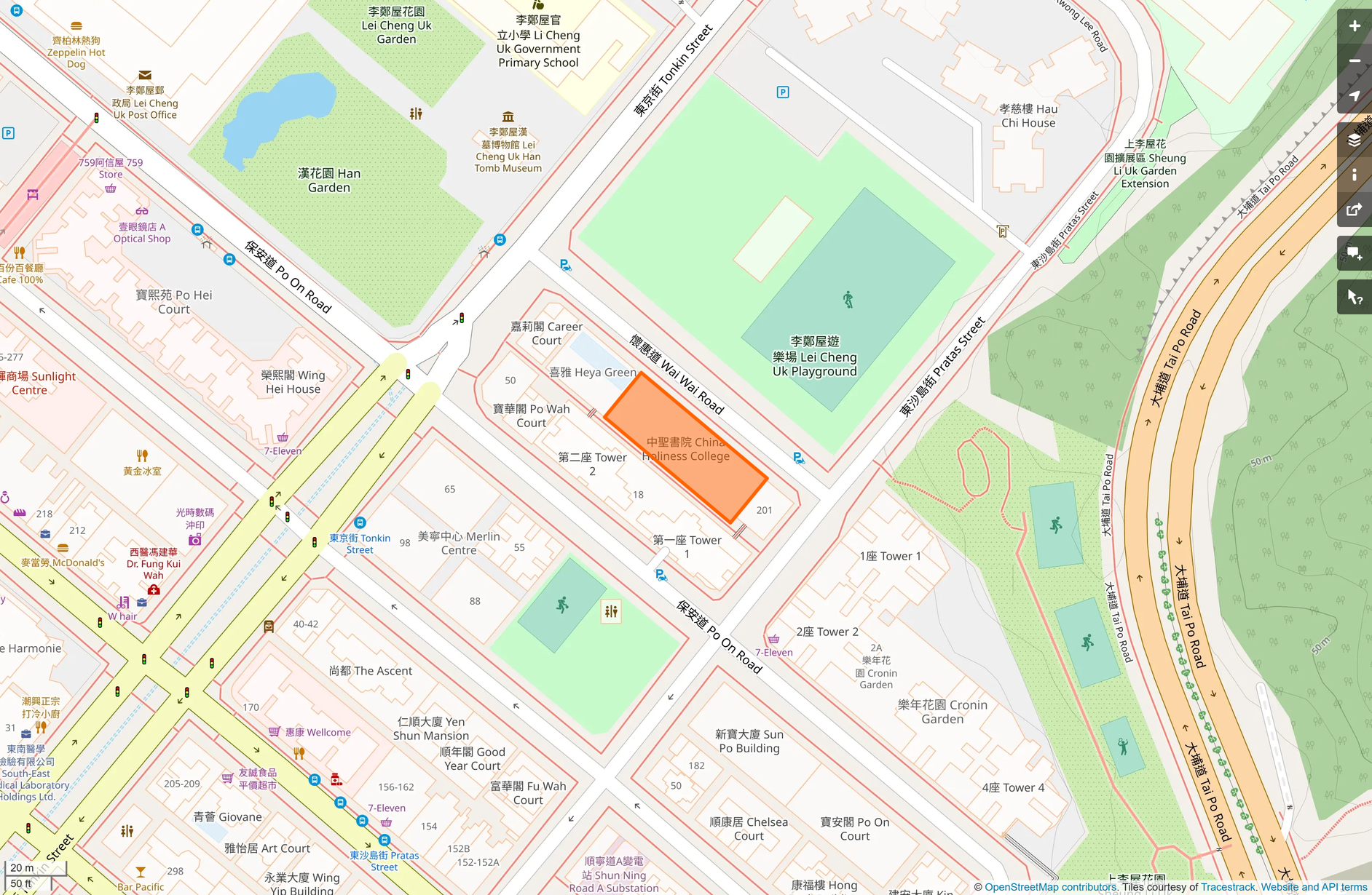 OSM: 中聖書院 China Holiness College