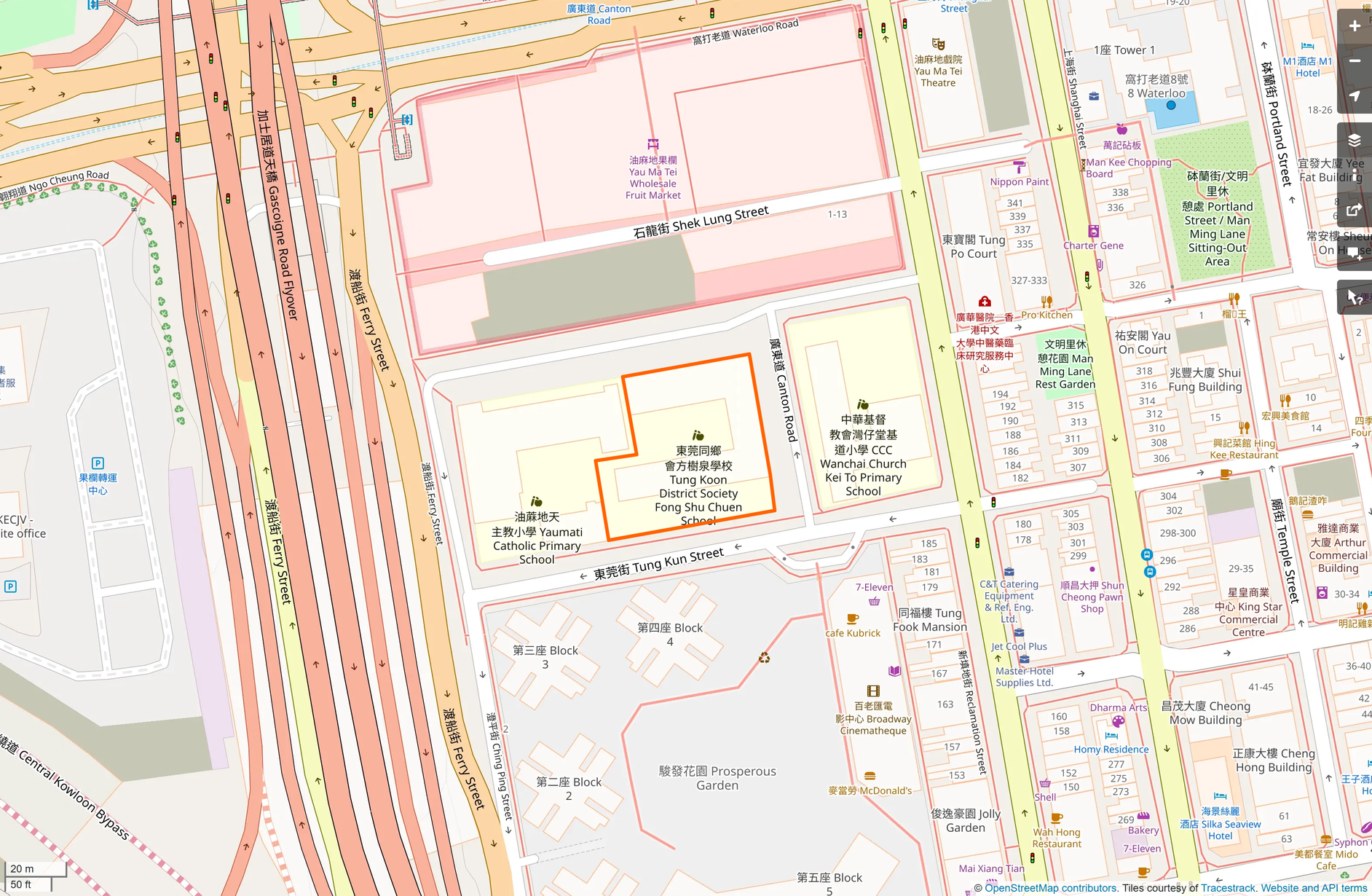 OSM: 東莞同鄉會方樹泉學校 Tung Koon District Society Fong Shu Chuen School