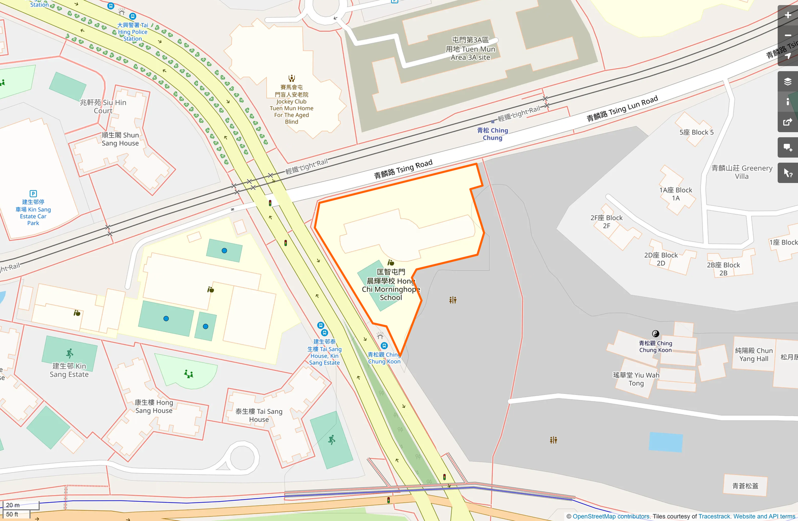 OSM: 匡智屯門晨輝學校 Hong Chi Morninghope School, Tuen Mun