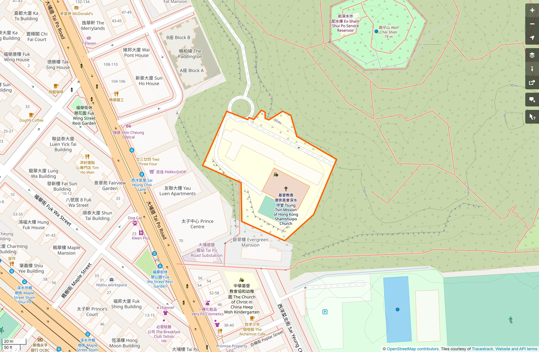 OSM: 崇真小學暨幼稚園 Tsung Tsin Primary School and Kindergarten