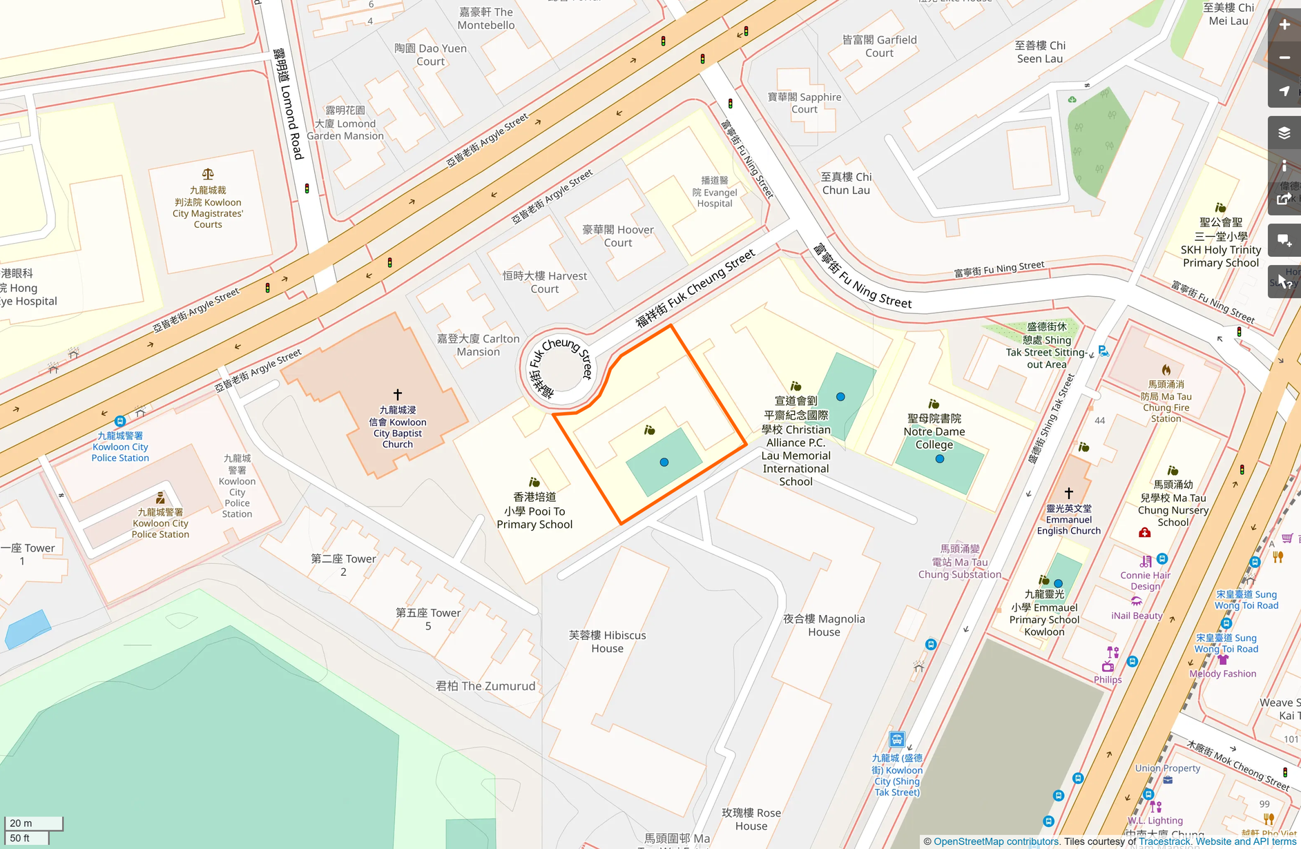 OSM: 馬頭涌官立小學 Ma Tau Chung Government Primary School