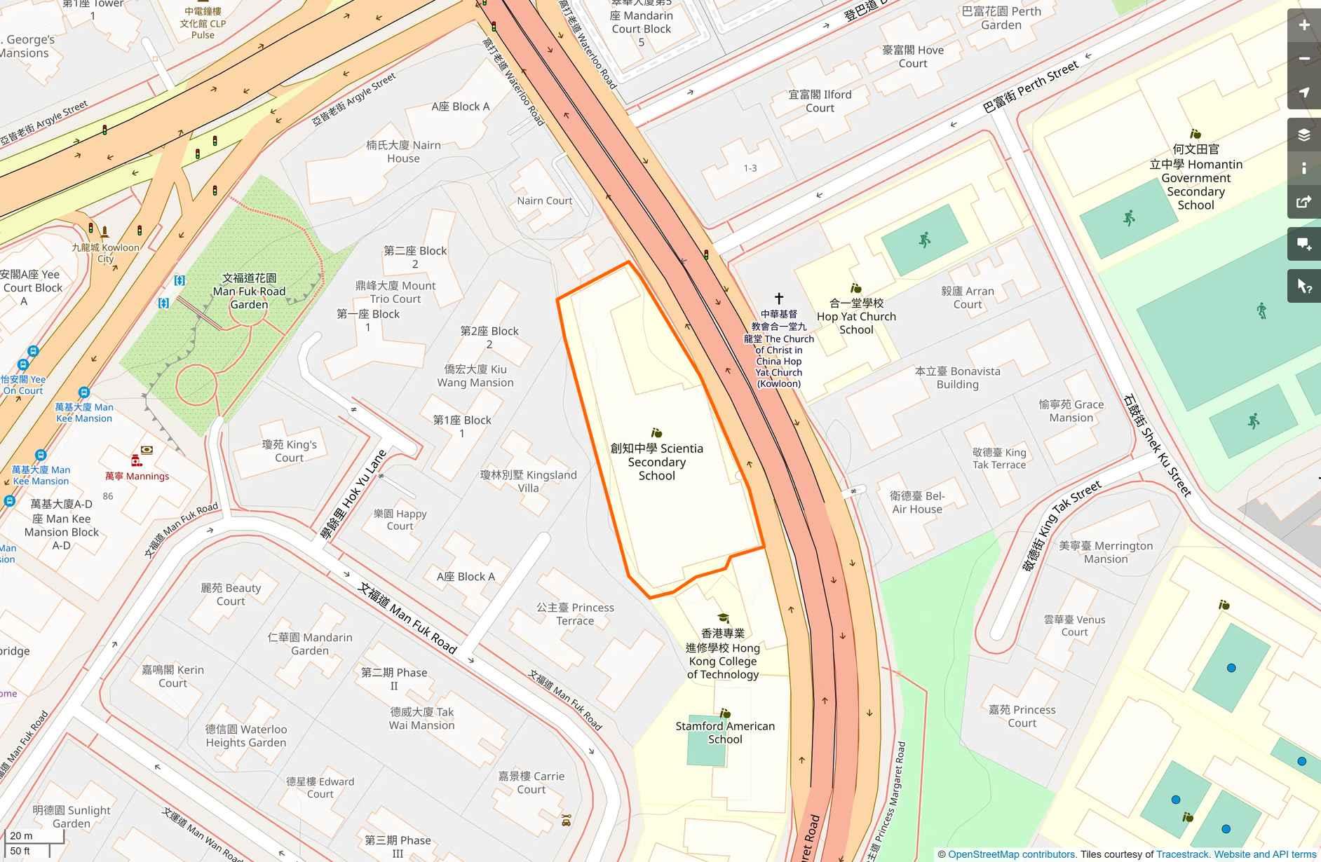 OSM: 創知中學 Scientia Secondary School