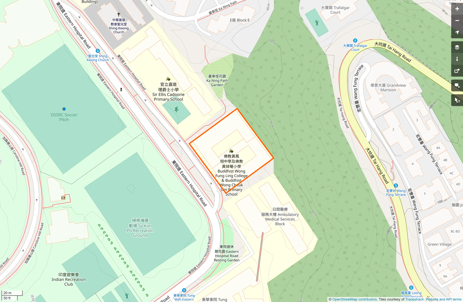 OSM: 佛教黃鳳翎中學 Buddhist Wong Fung Ling College