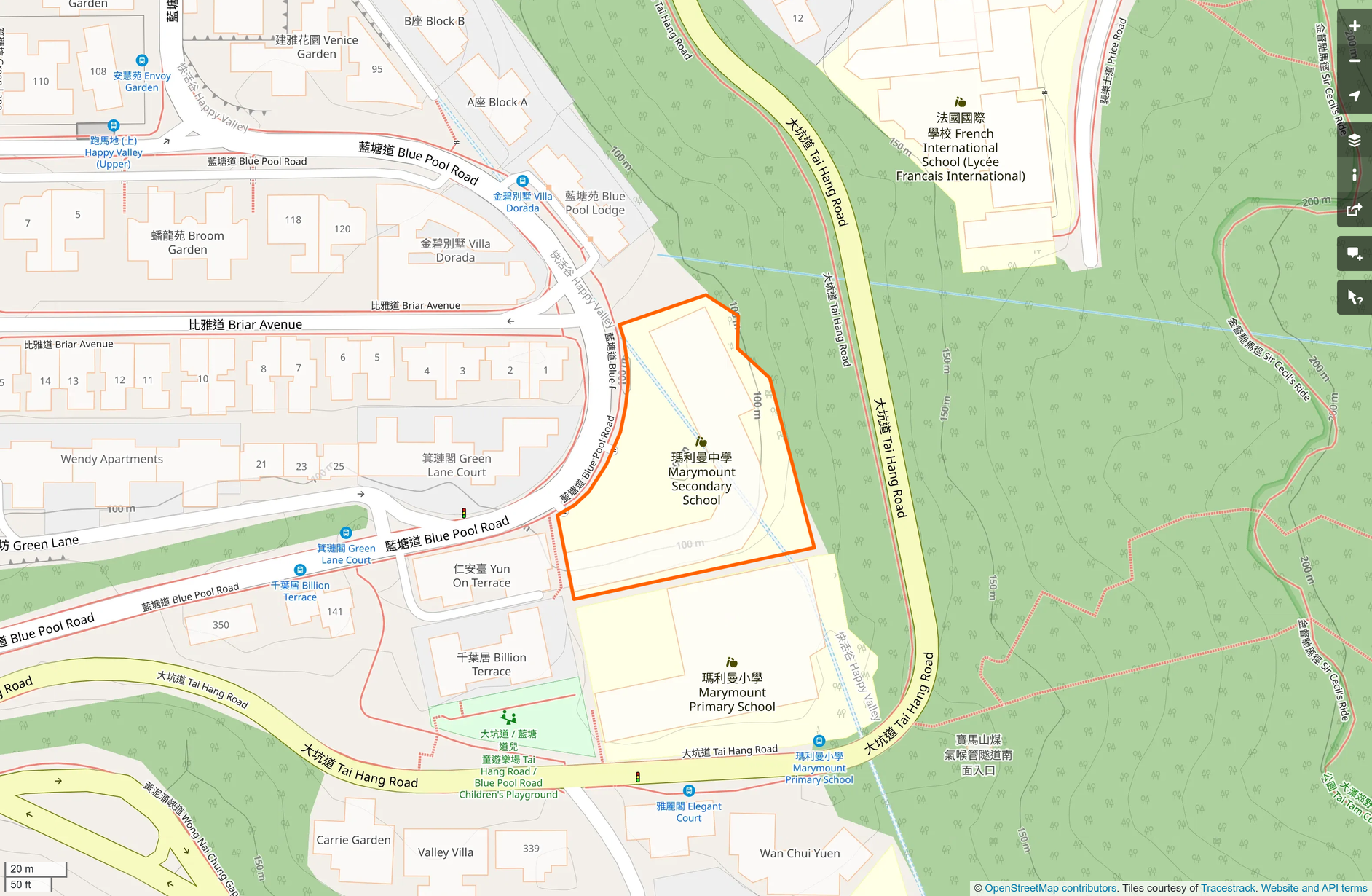OSM: 瑪利曼中學 Marymount Secondary School