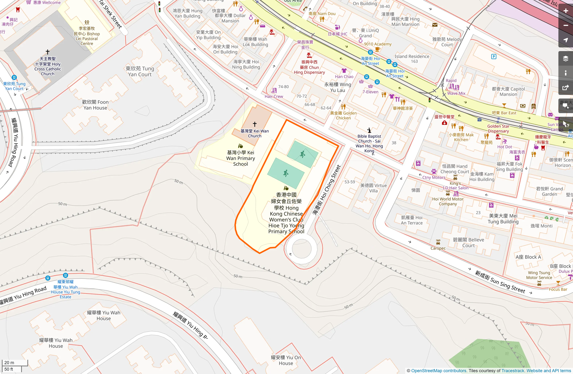 OSM: 丘佐榮學校 The HKCWC Hioe Tjo Yoeng Primary School