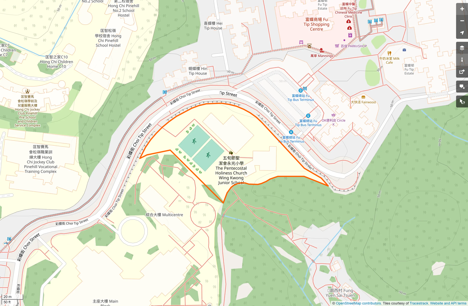 OSM: 五旬節聖潔會永光小學 The Pentecostal Holiness Church Wing Kwong Junior School