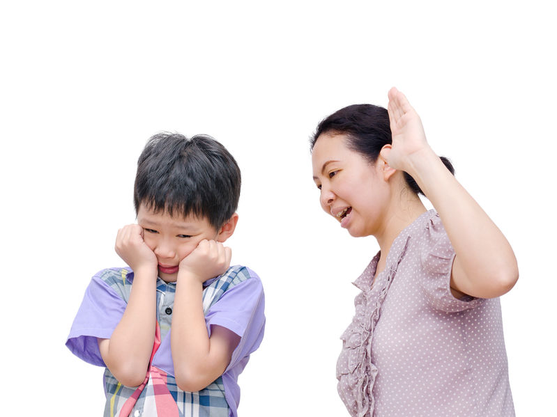 媽媽體罰孩子