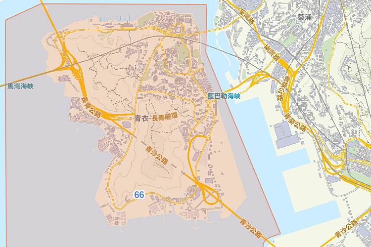 小學 66 校網覆蓋地圖