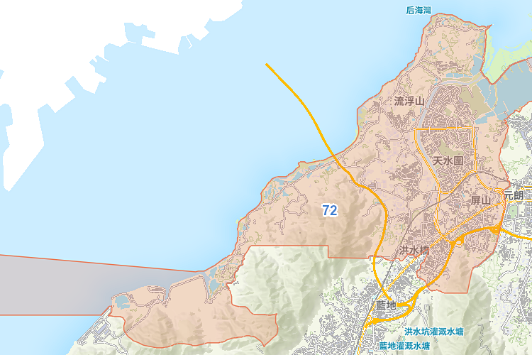 小學 72 校網覆蓋地圖