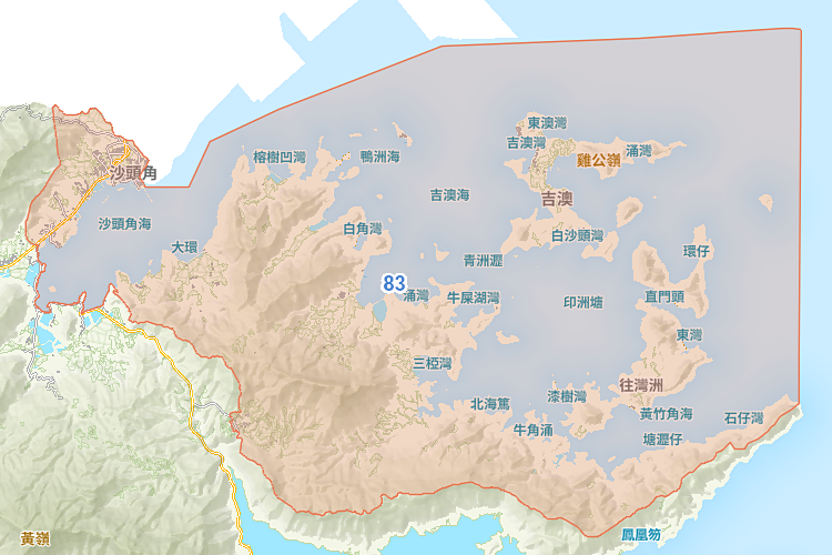小學 83 校網覆蓋地圖
