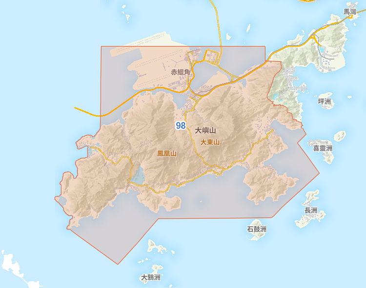 小學 98 校網覆蓋地圖