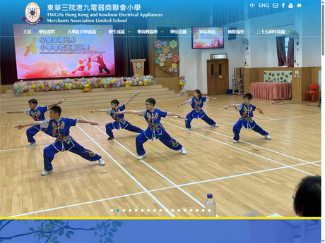 Website Screenshot of TWGHs Hong Kong and Kowloon Electrical Appliances Merchants Association Limited School