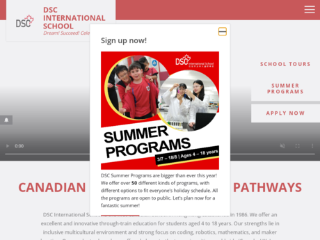 Website Screenshot of Delia Memorial School (Yuet Wah)