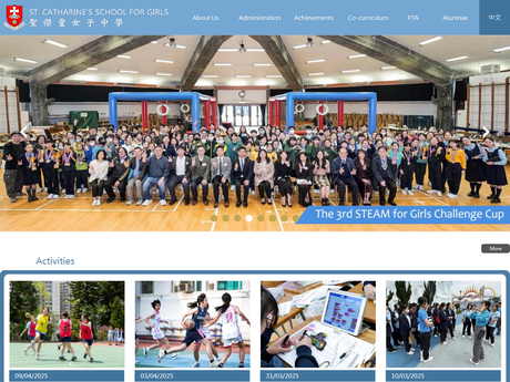 Website Screenshot of St. Catharine's School For Girls