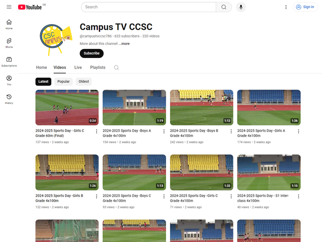 張祝珊英文中學 Youtube 頻道