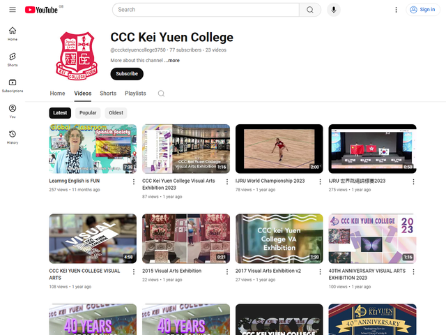 中華基督教會基元中學 Youtube 頻道